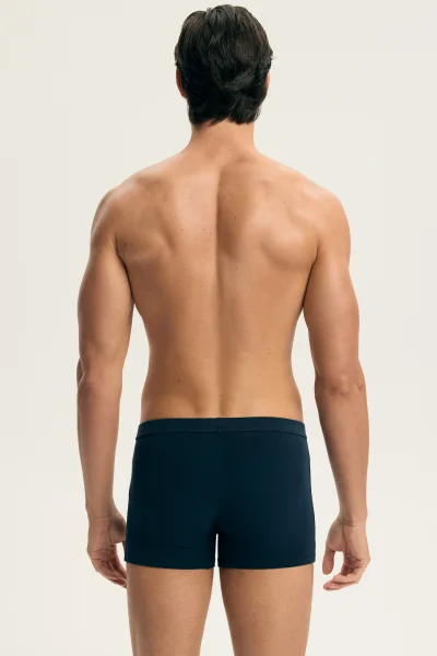 3 PACK boxerky Aspen - bavlna - Světlemodrá-tmavěmodrá