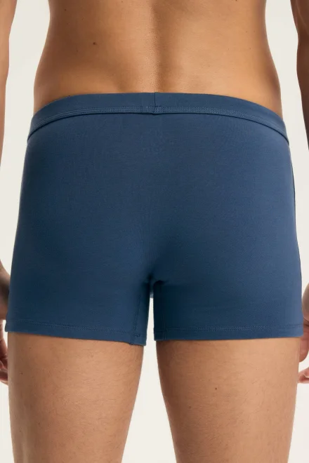 3 PACK boxerky Aspen - bavlna - Světlemodrá-tmavěmodrá