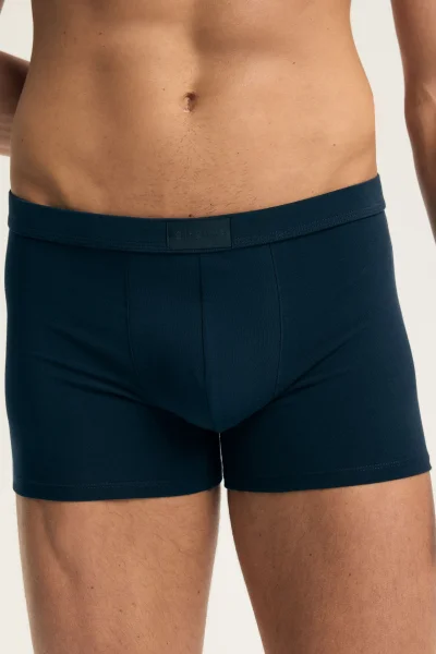3 PACK boxerky Aspen - bavlna - Světlemodrá-tmavěmodrá