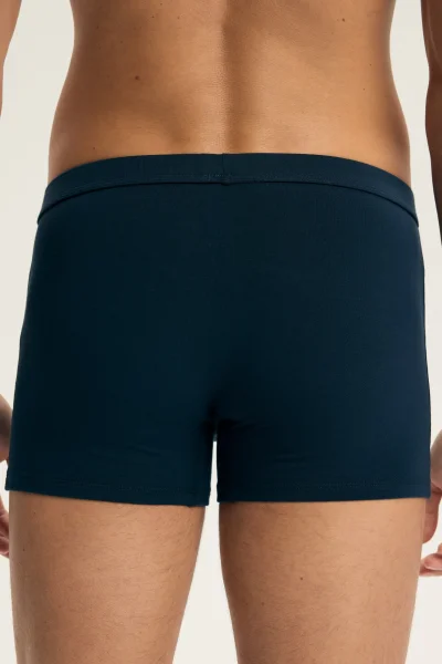 3 PACK boxerky Aspen - bavlna - Světlemodrá-tmavěmodrá