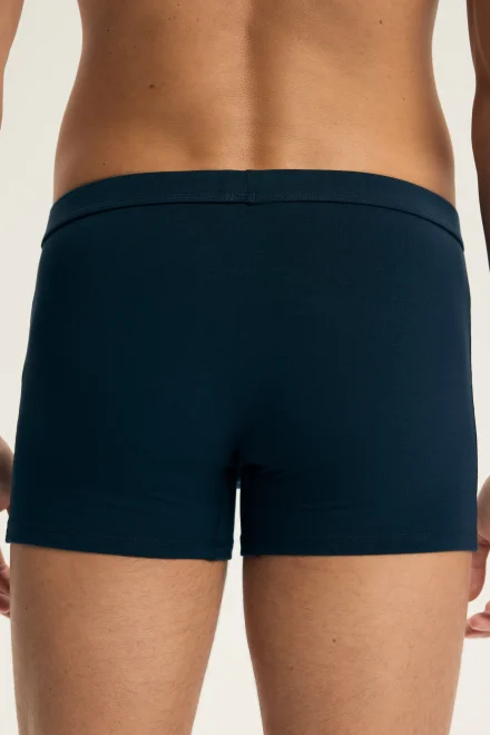 3 PACK boxerky Aspen - bavlna - Světlemodrá-tmavěmodrá