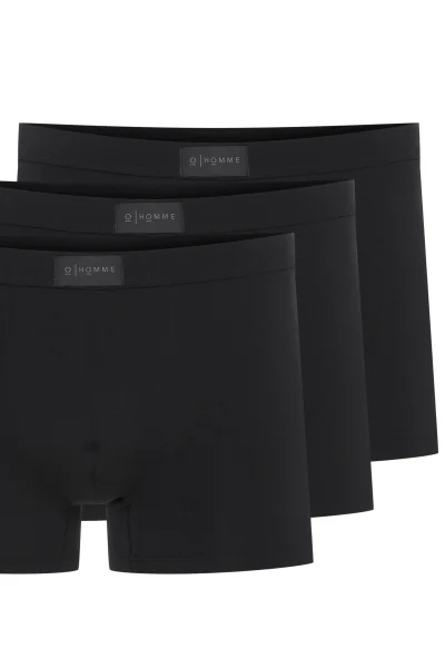 3 PACK boxerky Atom - Černá