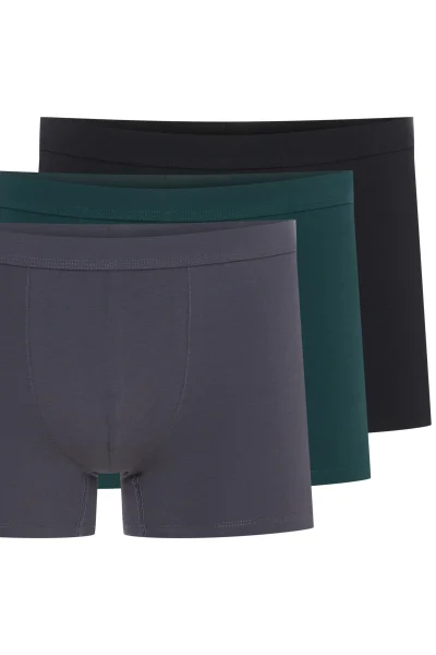 3 PACK boxerky Aegis - bavlna - Barevná