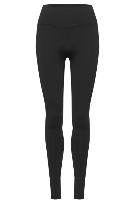 Sportovní legíny Leg Day - s vyšším pasem - Černá