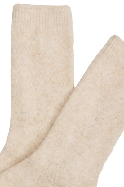 Hřejivé dámské ponožky Ziggy - akryl - Písková