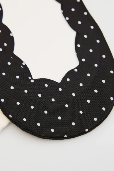 2 PACK Ťapky Adeline - Černá-ecru