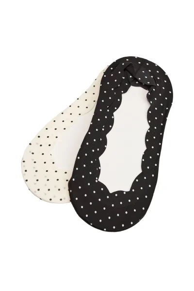 2 PACK Ťapky Adeline - Černá-ecru