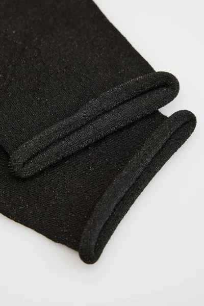 2 PACK ponožky Anna - lesklejší efekt - Černá