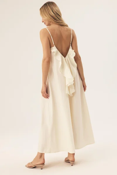 Volnočasové šaty Verona - Krémová