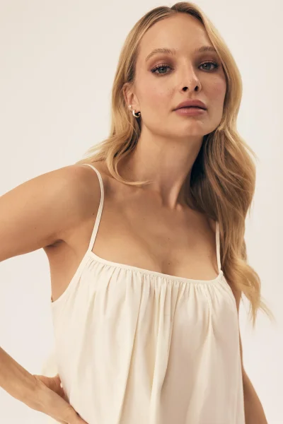 Volnočasové šaty Verona - Krémová