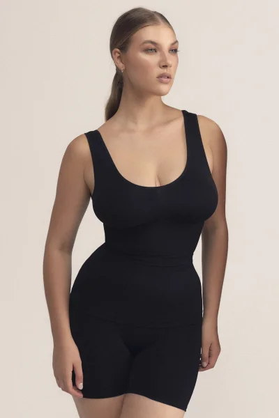 Stahovací body Sleeky - bezešvé - Černá