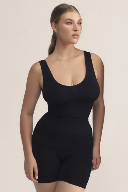 Stahovací body Sleeky - bezešvé - Černá