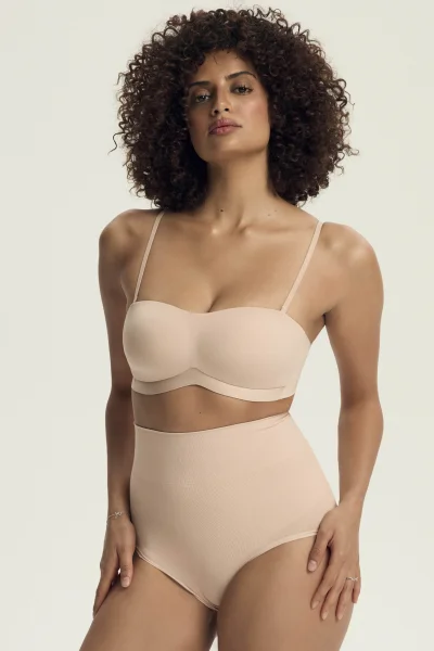 Modelující kalhotky Shrinky - push-up - Béžová