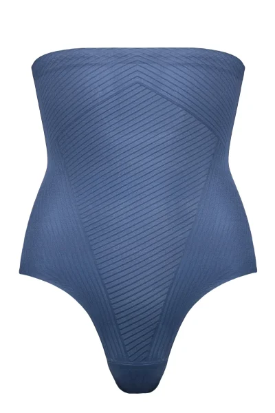 Modelující tanga Shapy - vyšší pas - Tmavě modrá