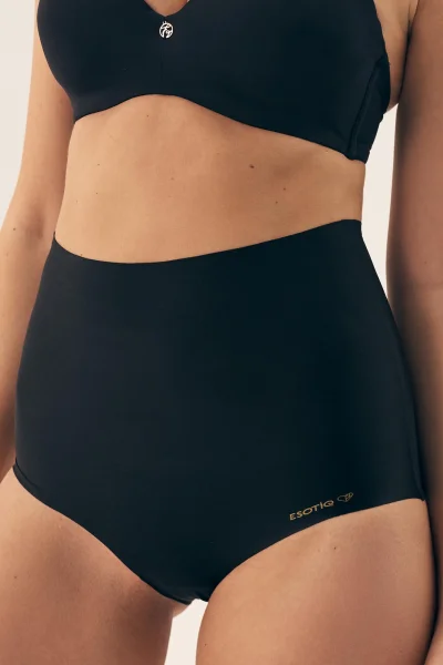 Modelující kalhotky Plain - Černá