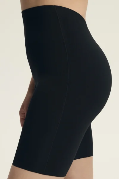 Stahovací kalhotky Smooth - prodloužená nohavice - Černá