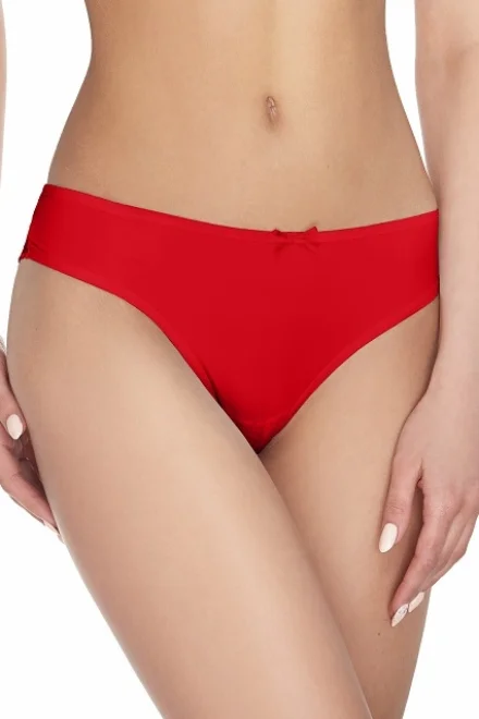 Dámské krajkové kalhotky N065 - Červená