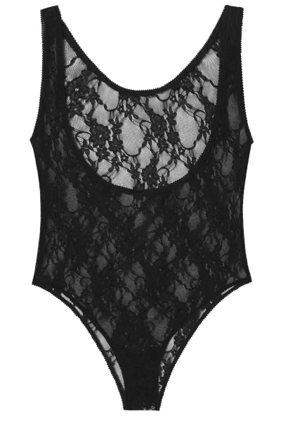 Dámské krajkové body Emma - Černá