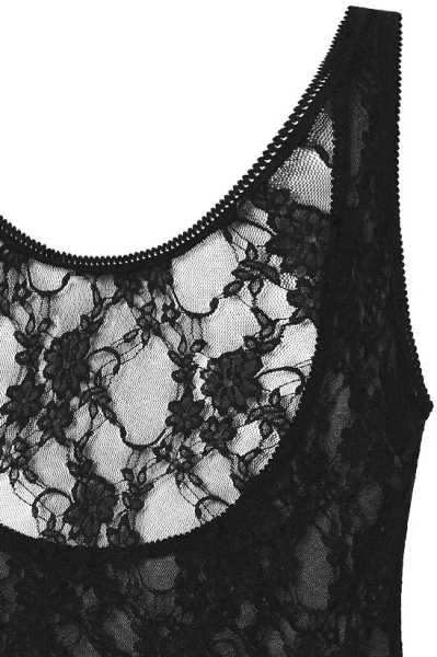 Dámské krajkové body Emma - Černá