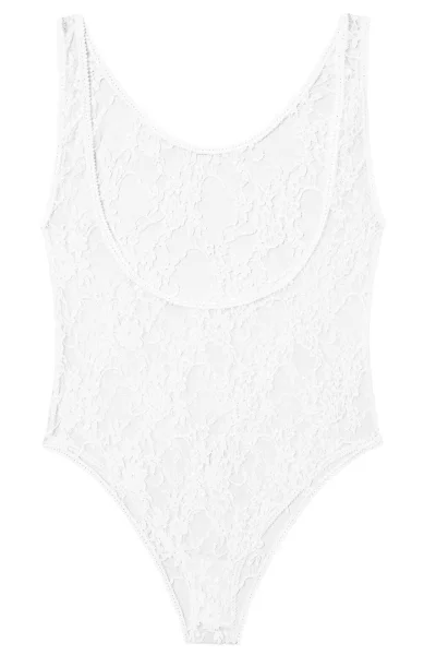 Dámské krajkové body Emma - Bílá