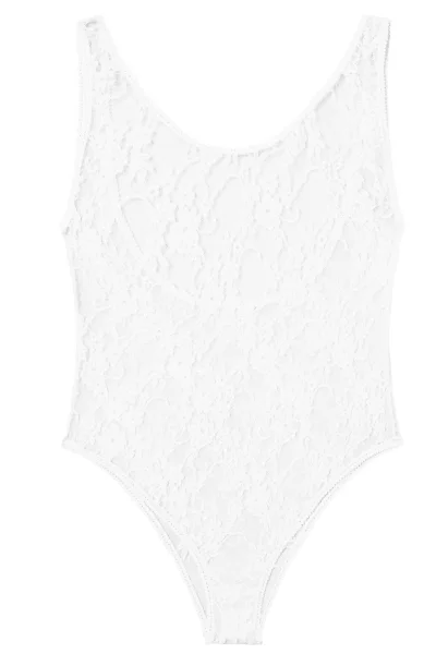 Dámské krajkové body Emma - Bílá