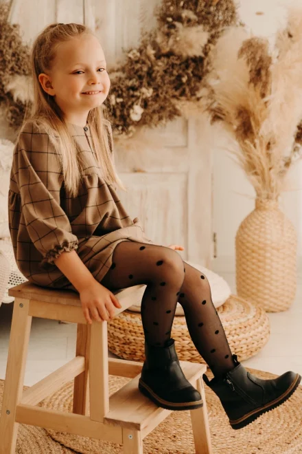 Dívčí punčocháče Dotty 15 DEN - Černá