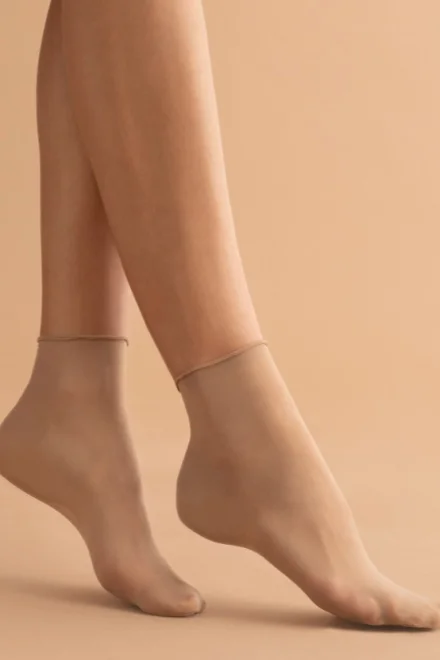 Dámské silonkové ponožky Press Less - 15 DEN - Natural