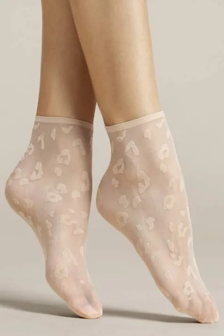 Dámské silonkové ponožky G 1076 - 8 DEN - Tělová