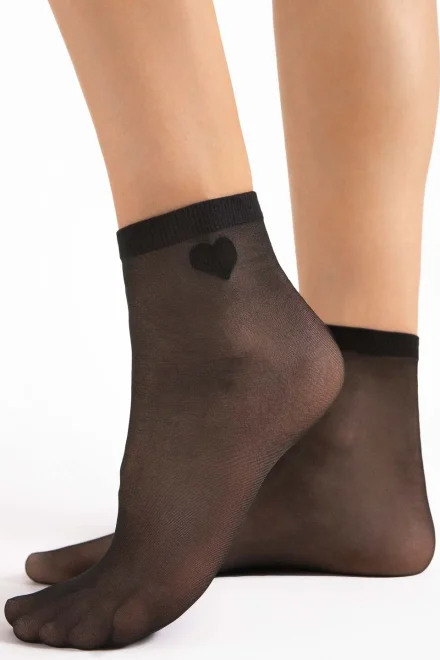 Silonkové ponožky G 1191 - 20 DEN - Černá