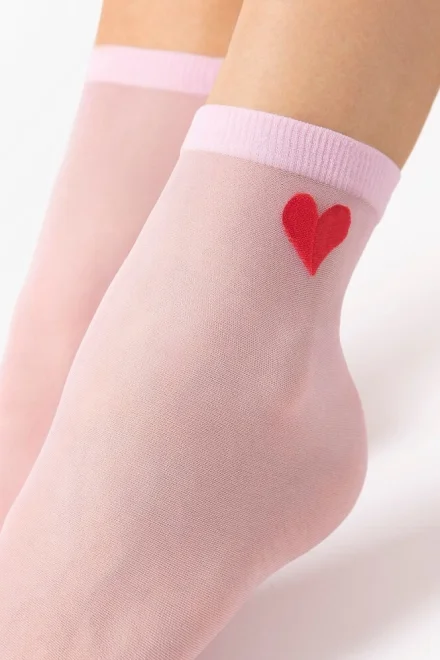 Silonkové ponožky G 1191 - 20 DEN - Světle růžová