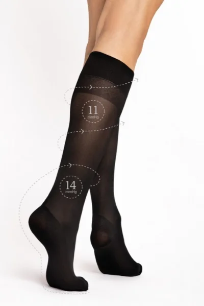 Podkolenky M 2107 Travel - Černá