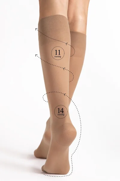 Podkolenky M 2107 Travel - Světle béžová