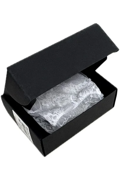 Dámské krajkové ponožky Ismena - Bílá