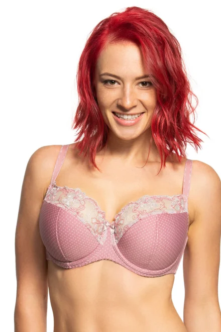 Polovyztužená podprsenka 815 Nicoletta - Růžová