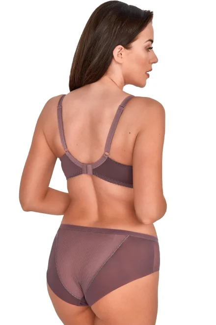 Polovyztužená podprsenka 1058 SONIA - Tmavě fialová