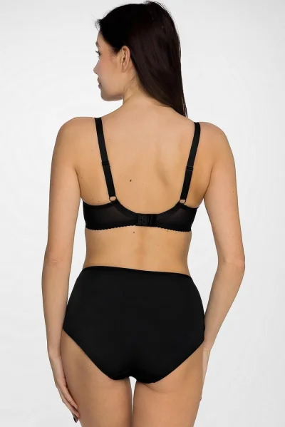 Polovyztužená podprsenka Goldie - Černá