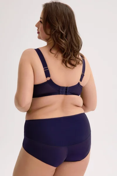 Polovyztužená podprsenka Veda - Tmavě modrá
