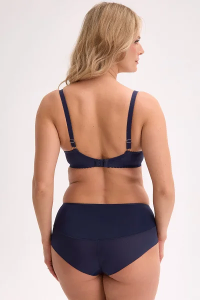 Polovyztužená podprsenka Veda - Tmavě modrá