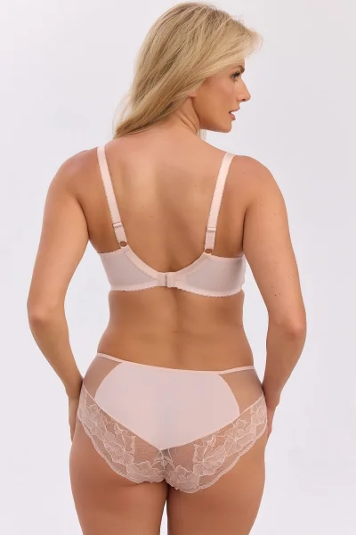 Polovyztužená podprsenka Danica - Pudrově růžová