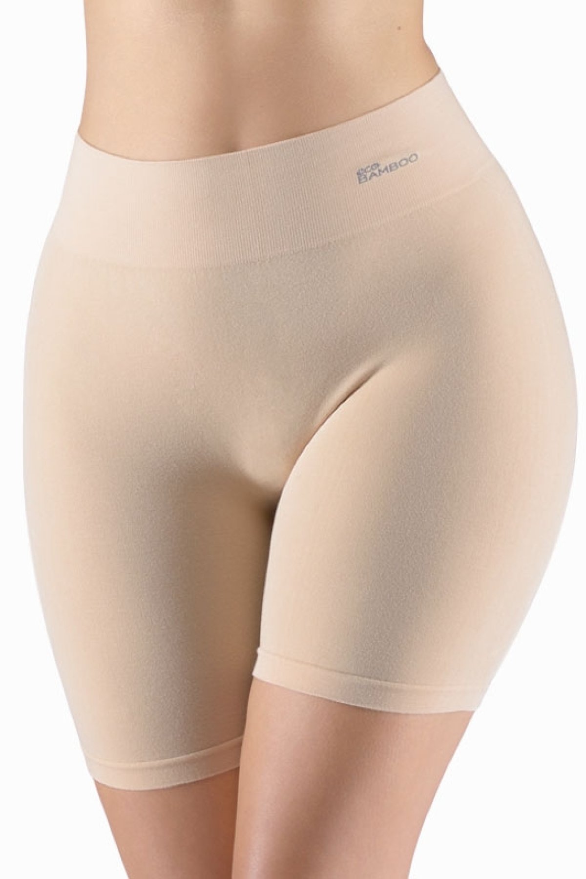 Boxerky Gina 03019P - ECO Bambus Hnědo-šedá 2XL/3XL
