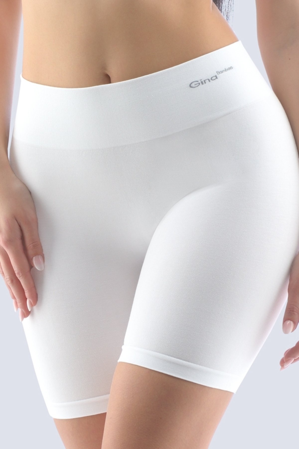 Boxerky Gina 03017P - Bambus Bílá S/M