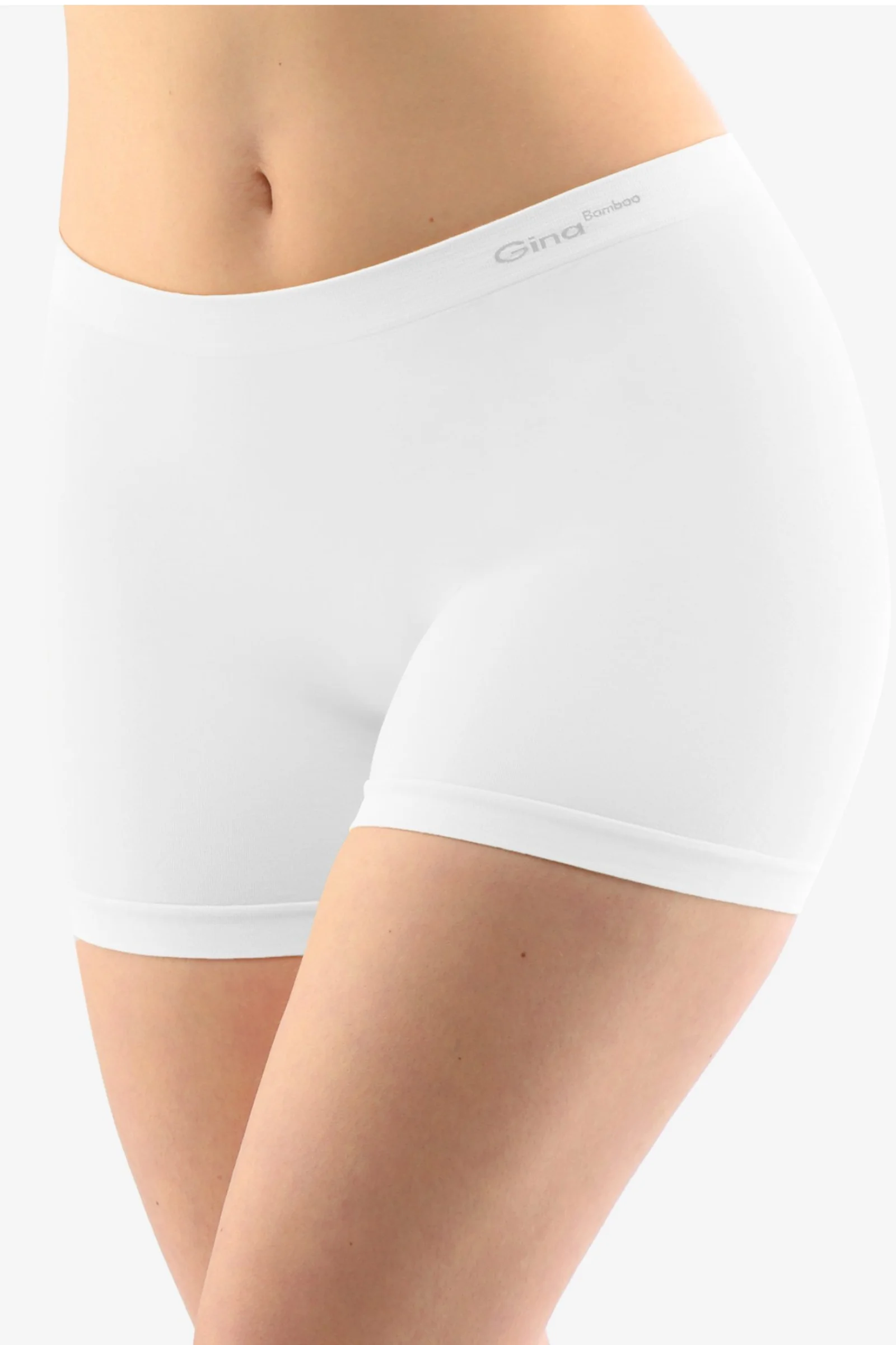 Boxerky Gina 03013P - Bambus Bílá L/XL