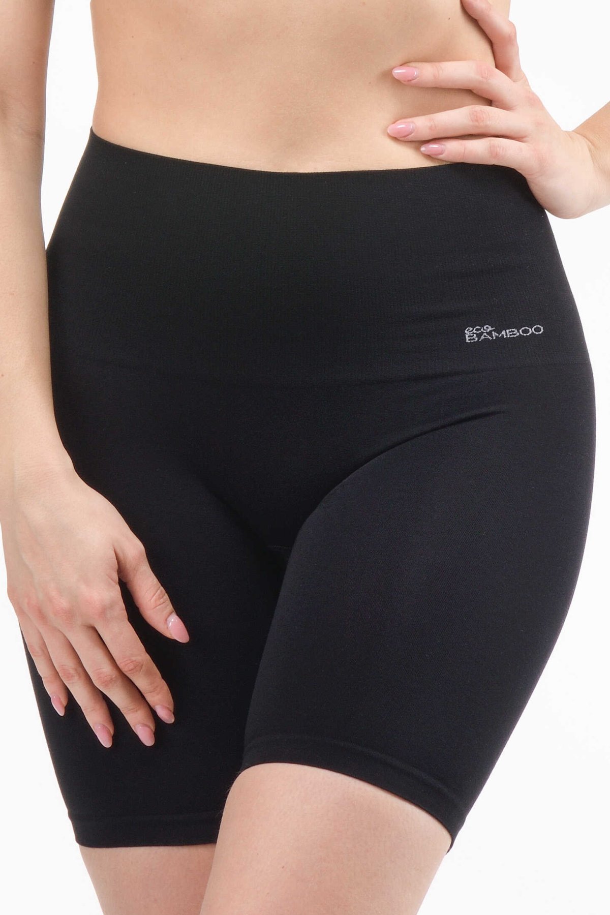 Boxerky Gina 03020P - bambus Černá 2XL/3XL