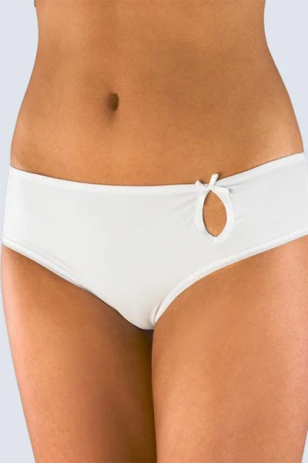 Tanga 14992P - s mašličkou - Bílá