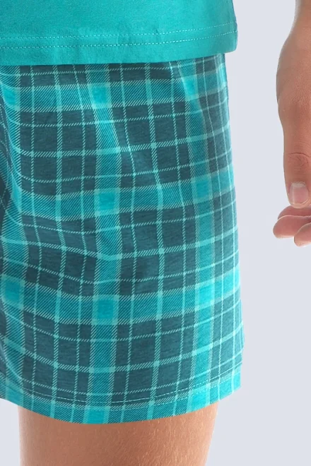Bavlněné chlapecké pyžamo 69002P - Světle hnědá