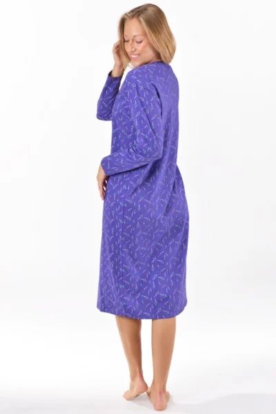 Noční košile 19173P - bavlna - Tmavě fialová