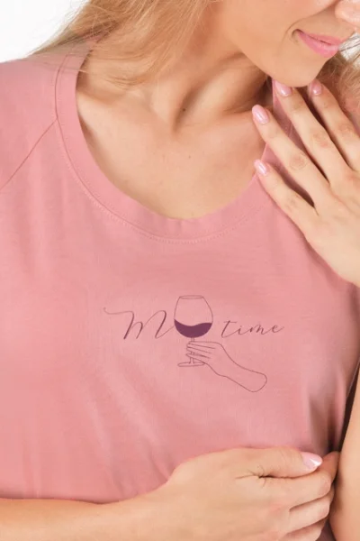 Noční košile 19164P - Starorůžová