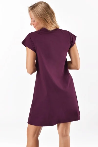 Noční košile 19164P - Fialovo-růžová