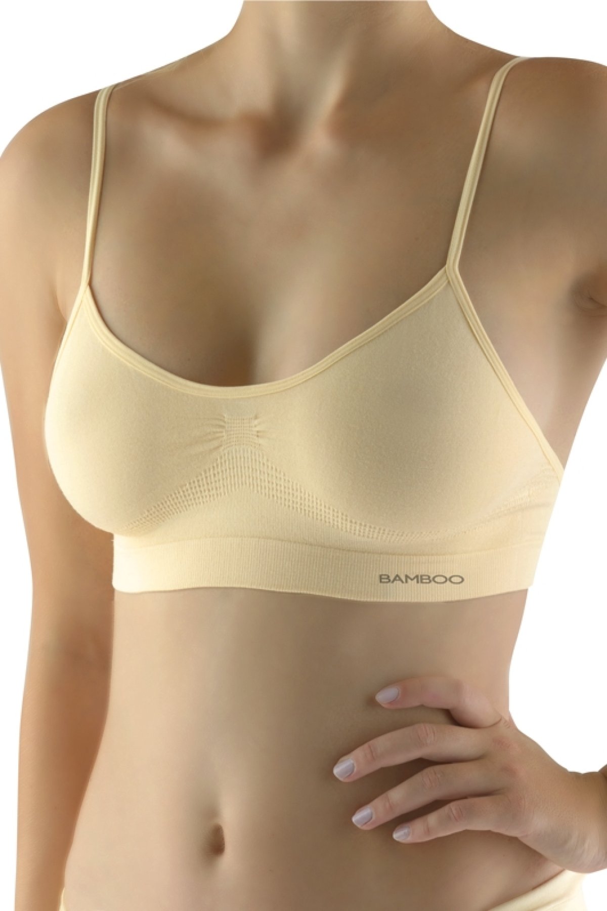 Podprsenkový top Gina 07015P - ECO bambus Tělová L/XL