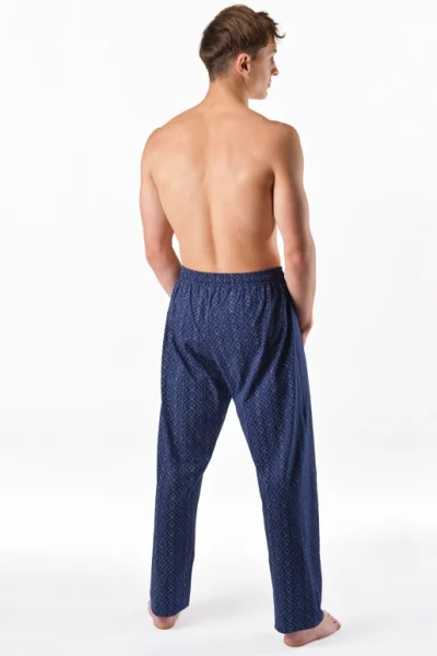 Pyžamové kalhoty 79199P - bavlna - Tmavě modrá